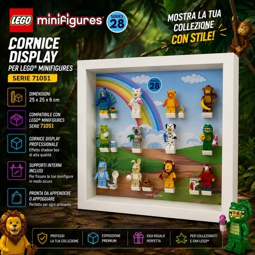 Cornice display lego serie - cornice,