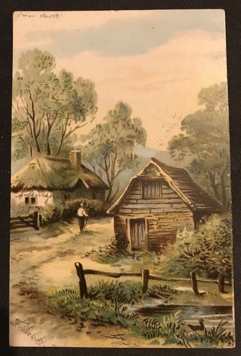 Cartolina artistica molto - artistica,