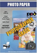 A3 x 20 Feuilles Papiers Photo Super Premium Satiné Fort Grammage 280g Jet d'...