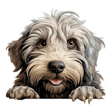 5 adesivi auto cane pastore