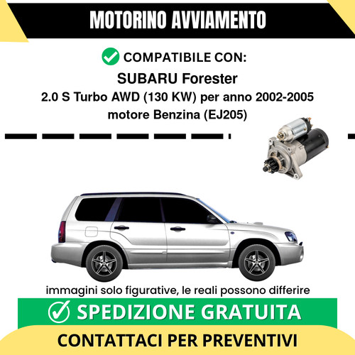 Motorino avviamento subaru - avviamento,