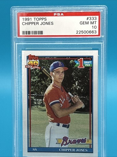 1991 topps baseball chipper - 1991,