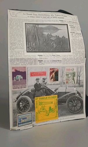Pagina giornale 1908 sulla - pagina,