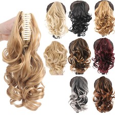 Claw Clip Wavy Ponytail
