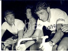 1956 CICLISMO Fausto COPPI e Guido MESSINA reduci dal Tour de France *Foto 18x13