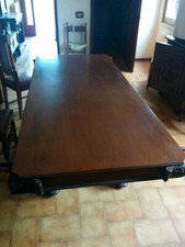 Tavolo in legno massello,dimesione 220x100x80,buono stato,stile classico anni 60