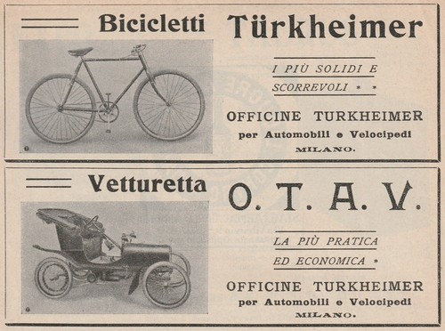 Pubblicita 1907 vetturetta - pubblicita',