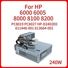 240W PC8019 8027 HP-D2402E0 Adapter HP 6000 6005 6200 8000 8100 8200 SFF Server