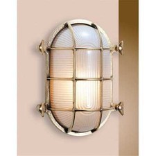 Brass wall lamp with outdoor