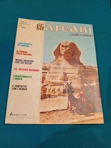 Rivista gli arcani - gli,