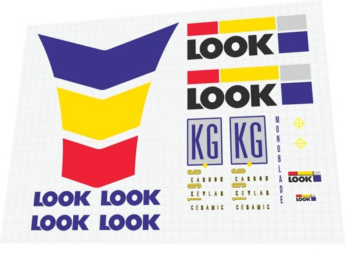 Set decalcomanie look kg196 - decalcomanie,