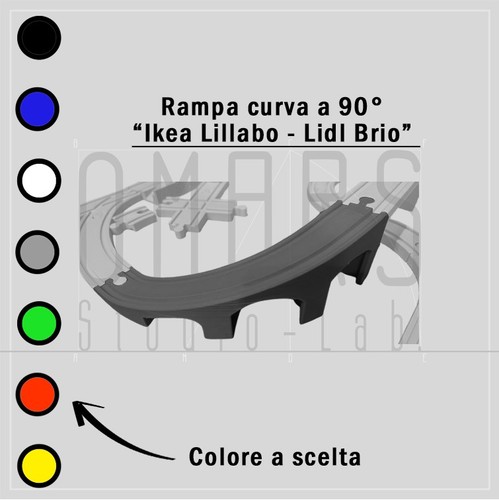 Rampa curva treno - rampa,