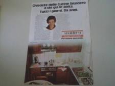 advertising Pubblicità 1977 CUCINA SNAIDERO OLD RIVER