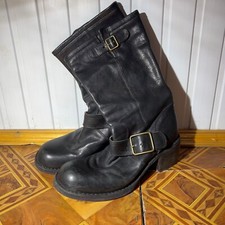 Fiorentini + Baker Mike moto boots black leather Size 38