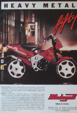 Pubblicità Advertising Italian Clipping 1991 MOTO MALAGUTI FIFTY EVOLUTION .