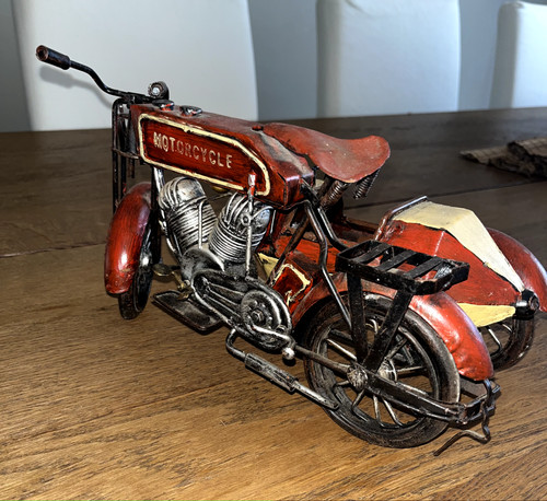Modello moto sidecar - sidecar, metallo