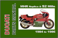 DUCATI Parts Manual MHR 1000