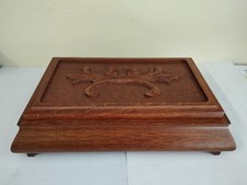 GRANDE COFANETTO  PORTAGIOIE IN LEGNO CON CARILLON 