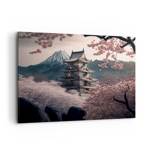 Quadro tela 120x80cm asia - quadro,