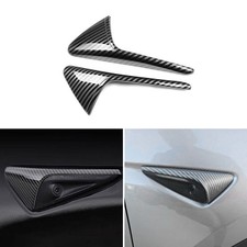 Per 2025 Tesla Modello 3 Y Highland Juniper Telecamera Laterale Copertura Fibra di Carbonio ABS