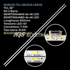 KIT 2 BARRE STRIP 46 LED TV
