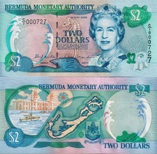 Bermuda dollars 2000 queen - -,