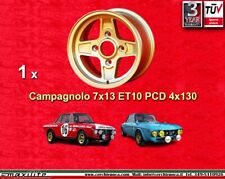1 cerchio Lancia Fulvia Campagnolo Design Felge 7x13 ET10 gold  wheel Jante