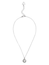 NEW GUESS SILVER TONE LOGO
