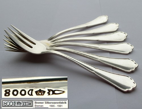 Set forchetta chippendale - 6,