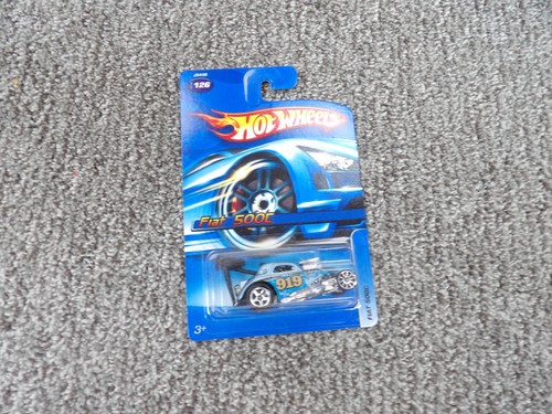 Hot wheels fiat 500c - 500c, azzurro