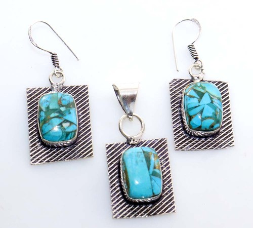 Set orecchini pendenti - , argento