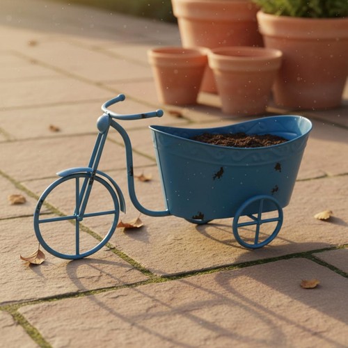Fioriera triciclo vintage - triciclo,