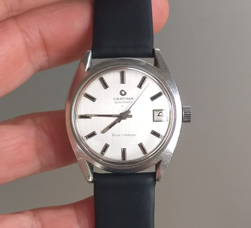 Orologio certina nastro blu - nastro,