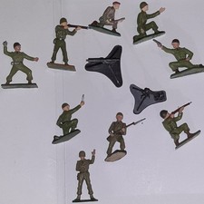 Lotto Soldatini Starlux 1 32 Con Mortaio E Mitragliatrice