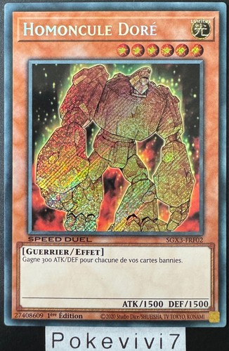 Carte homoncule dore - yu-gi-oh!,