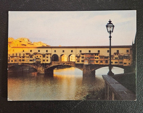 Dawn the old bridge - on,