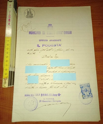 Municipio reggio ufficio - di, e.