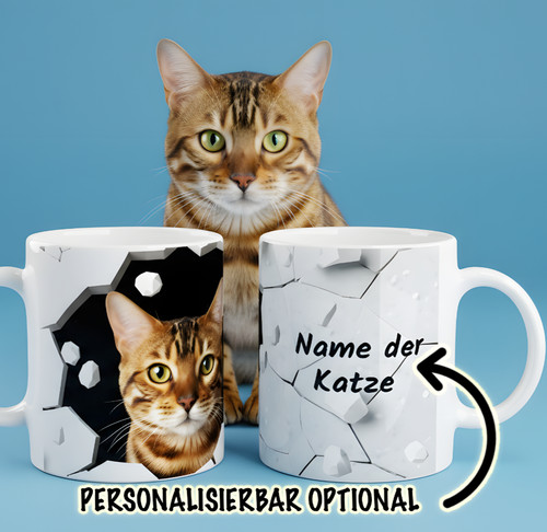 Tazza gatto bengala - tazza,