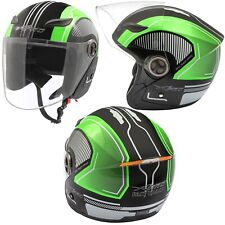 Jet Casco Moto Visiera