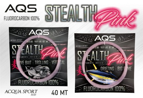 Monofilo pesca stealth pink - pesca,