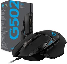 Logitech G502 HERO High Performance Mouse Ottico da Gioco - Nero