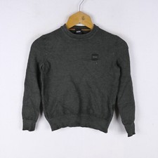 Maglione Hugo Boss Bambino Taglia M Lana Comodo Casual Logo Manica Lunga