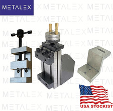 Mini scorrevole fresa verticale su piastra angolare in ghisa tipo Z con morsa 50 mm usa