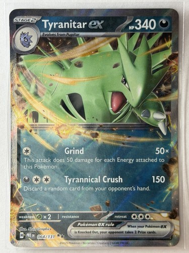 Tyranitar 064 131 holo - tyranitar, 064/131