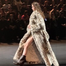 Cappotto pelliccia lungo