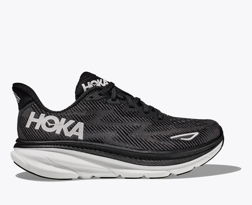 Hoka clifton nero bianco - hoka, 9