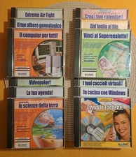 Evviva Software 13 CD-ROM, titoli vari, anni 2000, usato