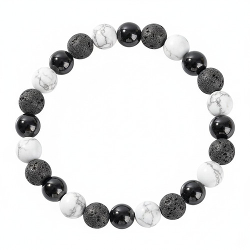 Bracciale pietre naturali - , 8mm