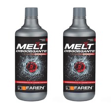 MELT Disgorgante disotturante Rapido Professionale - 2 flaconi da 750 ML