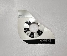 Targa THORENS TD 124 MK II